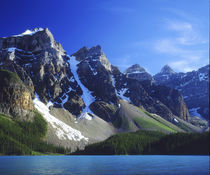 Canada, Alberta, Banff National Park, Moraine Lake. by Danita Delimont