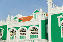 ABC Islands - ARUBA - Oranjestad: Colorful Aruban Government Building von Danita Delimont