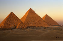 Egypt, Old Kingdom, Pyramids at Giza by Danita Delimont