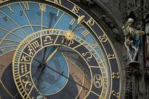 Astronomical Clock on tower of Old Town Hall, Prague, Czech Republic by Danita Delimont