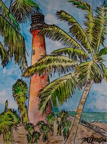 Cape Florida lighthouse by Derek McCrea