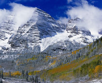 Clearing Storm over Maroon Bells, Colorado von Stephen Weaver