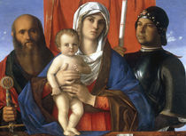 G.Bellini, Maria mit Kind, Paulus, Georg by klassik art