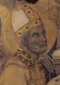 Duccio, Maesta, Savinus von Faenza by klassik art