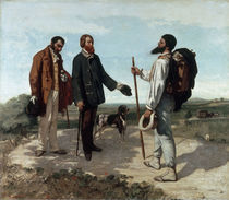Gustave Courbet, Die Begegnung/ 1854 by klassik art