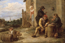 D.Teniers, Rauchende Bauern by klassik art