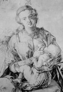 A.Duerer, Maria das Kind naehrend by klassik art