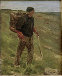 M.Liebermann, Studie zum Bauer m.Kiepe by klassik art