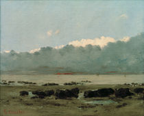 G.Courbet, Schwarze Felsen bei Trouville von klassik art