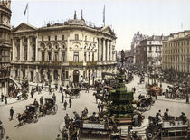 London, Piccadilly Circus / Photochrom by klassik art