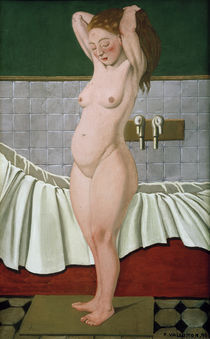 F.Vallotton, Frau im Badezimmer by klassik art