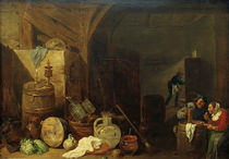 D. Teniers d.J., Abendessen in der ... by klassik art