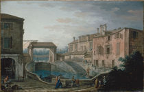 Dolo, Schleuse der Brenta / Bellotto von klassik art