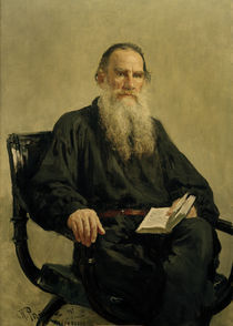 Leo Tolstoi / Gem.v. I.J.Repin by klassik art