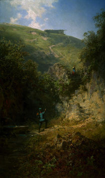 C.Spitzweg, Der Urlauber by klassik art