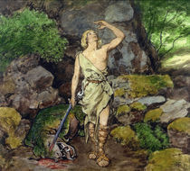 Siegfried nach Erlegen d.Drachen/ Thoma by klassik art