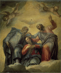 Paolo Veronese, Kroenung Mariae by klassik art