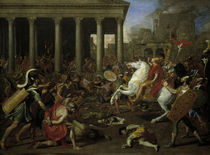 Poussin, Zerstoerung d. Tempels Jerusalem by klassik art