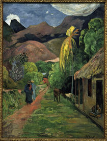 P.Gauguin, Strasse ins Gebirge von klassik art