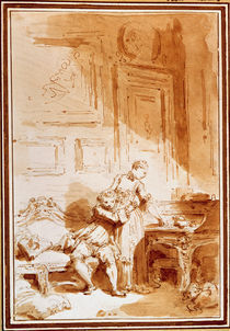 J.H.Fragonard, A femme avare by klassik art