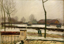 A.Sisley, Winterlandschaft von klassik art