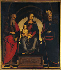 Perugino, Maria mit Kind u.Heiligen by klassik art