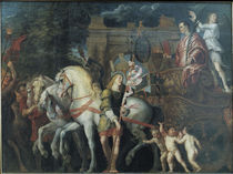 Triumph Caesars / Rubens nach Mantegna by klassik art