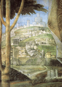 A.Mantegna, Cam.d.Sposi, Stadtansicht von klassik art