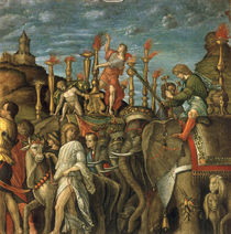 nach Mantegna, Triumph Caesars, Elefanten by klassik art