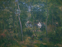 C.Pissarro, Der Wald von L'Hermitage von klassik art