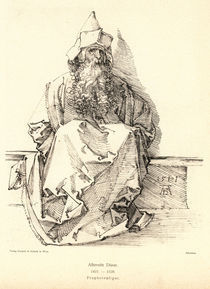 A.Duerer, Sitzender baertiger Mann by klassik art