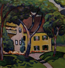 August Macke, Staudacherhaus by klassik art