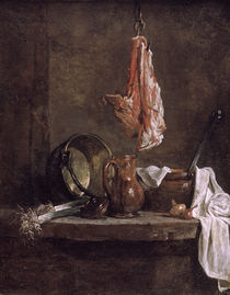 Chardin, Stilleben mit Fleischstuecken by klassik art