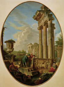 G.P.Pannini, Der Archaeologe by klassik art