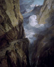 William Turner, Der St. Gotthard Pass von klassik art