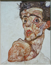 Egon Schiele, Selbstbildnis 1912 by klassik art