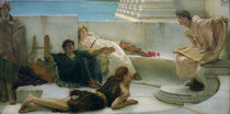 L.Alma Tadema, Eine Lesung aus Homer von klassik art