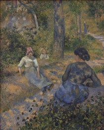 C.Pissarro, Baeuerinnen bei der Rast by klassik art