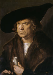 Duerer, Bildnis eines Unbekannten / 1521 von klassik art