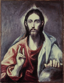 El Greco/ Salvator Mundi/ um 1600 by klassik art