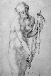 A.Duerer,Weibliche Aktstudie mit Draperie by klassik art