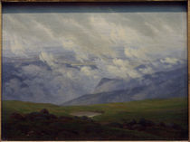 C.D.Friedrich, Ziehende Wolken by klassik art