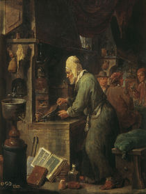 Der Alchimist / Gemaelde von Teniers by klassik art