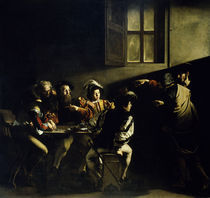 Caravaggio, Berufung des Matthaeus by klassik art