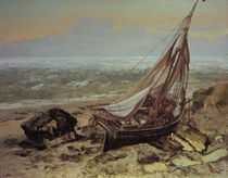 Gustave Courbet, Das Fischerboot by klassik art