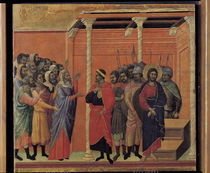 Duccio, Christus wird Pilatus ueberantw. by klassik art