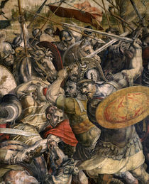 Schlacht am Ticinus / Karton (Detail) von klassik art