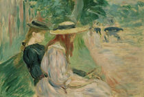 B.Morisot,Auf einer Bank Bois d.Boulogne by klassik art
