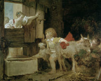J.H.Fragonard, Der Eselstall by klassik art
