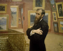 Pawel Tretjakow / Gemaelde von Repin by klassik art